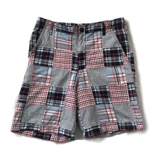 Kitestrings by Hartstrings Plaid Patchwork Shorts